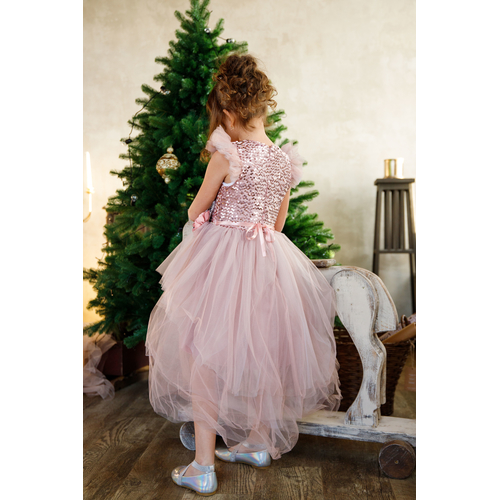 Платье с пайетками нг, 110-128 "Camellia"