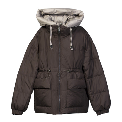 7881 Куртка, курточная ткань, весна, 128-158, для девочки, "Bolaihidon"  (Хаки, 128)