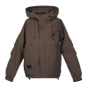 W-03 Куртка, курточная ткань, весна, 140-164, для мальчика, "Bolaihidon"  (Коричневый, 140)