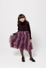 133101 Платье с джемпером НГ, ткань, 100-140, для девочки, "MIX"  (Фиолетовый, 100)