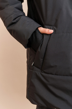 253-26з Куртка парка дм Фест Чёрный (18)