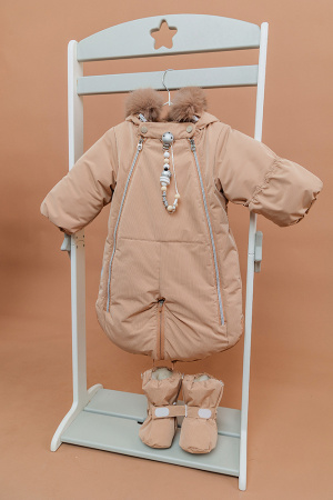 204-26з Комбинезон-трансформер Парис Мягкий беж (7)