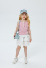 10192 Майка, трикотаж, 98-128, для девочки, "Deloras"  (Светло-розовый, 104)