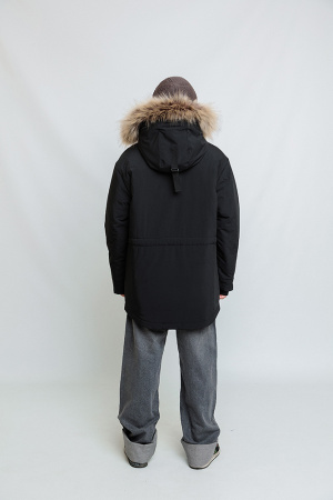 254-26з Куртка парка дм Фримен Чёрный (5)
