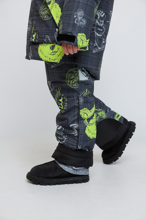 241-26з Комплект дм Вонка Принт т.серый лайм (5)