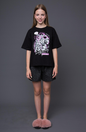 004_ОП25 Комплект дд (футболка кор.рукав+шорты) мультиколор - 1