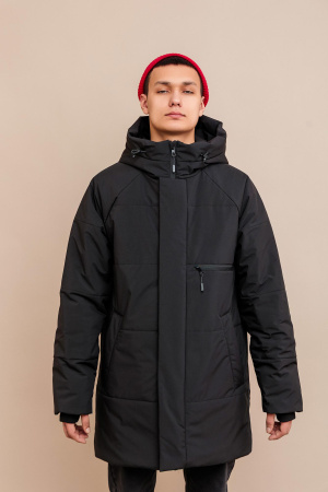 253-26з Куртка парка дм Фест Чёрный (2)