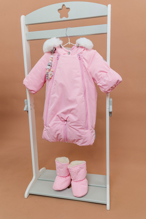 201-26з Комбинезон-трансформер на выписку Фейд Розовый (12)