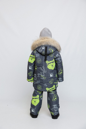 241-26з Комплект дм Вонка Принт т.серый лайм (4)